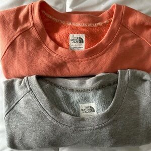 Lot of 2 The Northface X Mountain Athletic pullover sweatshirt.